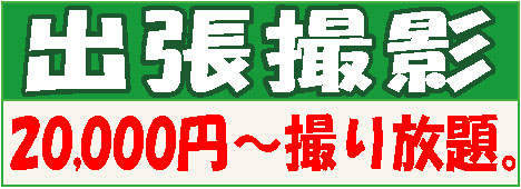 出張撮影 20000円~撮り放題